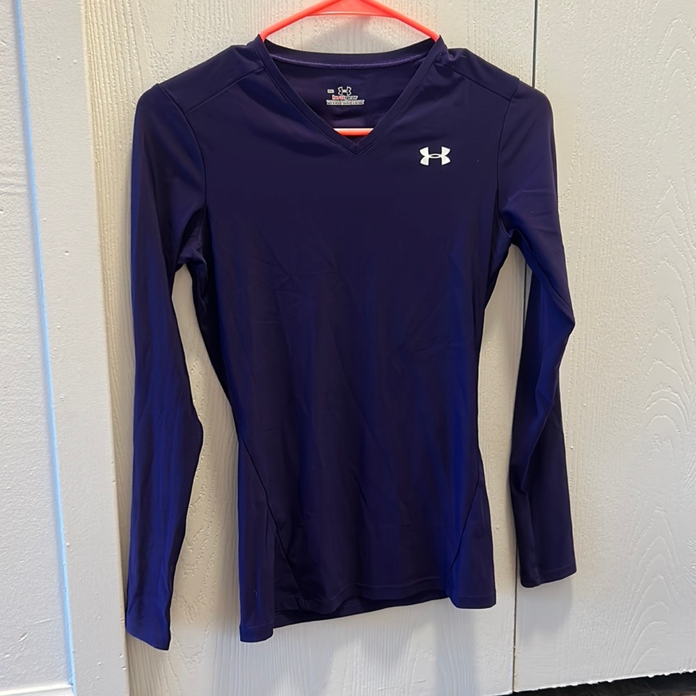 Under Armour Heat Gear Long Sleeve Top size M